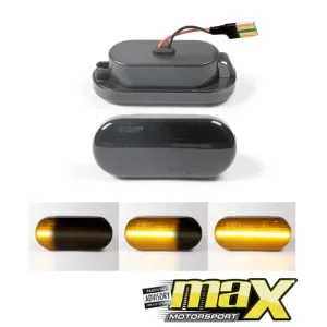 Suitable To Fit - VW Smoked LED Sequential Side Indicator Markers