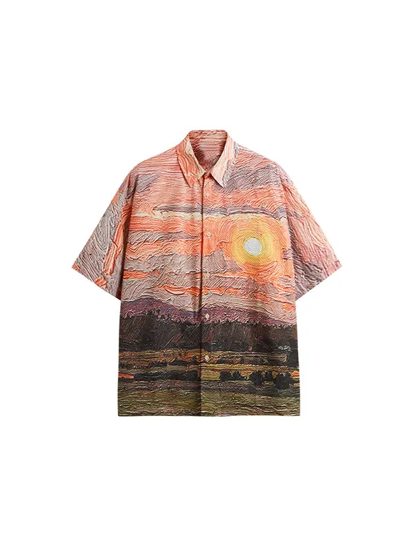 Sunset Seersucker Lightweight Shirt