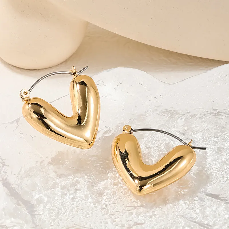 Sweet Heart Stud Earrings - Vienna Verve Collection