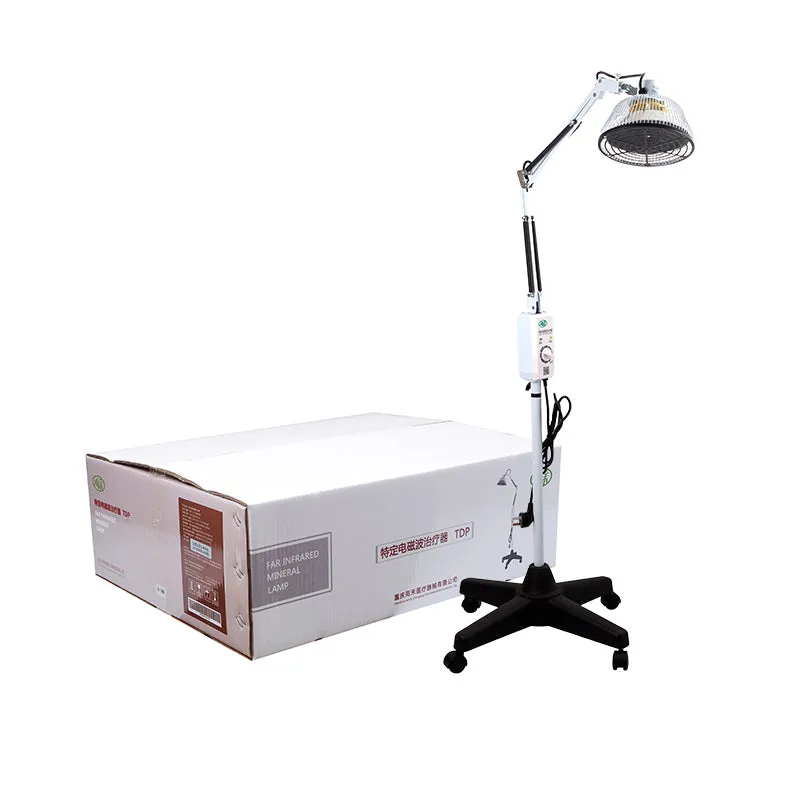 TDP Lamp 300W 2-25um TDP Far Infrared Heat Lamp, Mineral Therapy, Pain Relief for Neck, Back, Shoulder, Knee with Detachable Adjustable