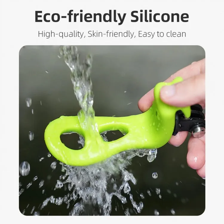 TELESIN TLQ-005 Elastic Quick Release Stand Multi-functional Fixed Silicone Strap Accessories(Grey)