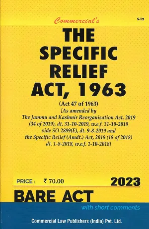 The Specific Releif Act, 1963