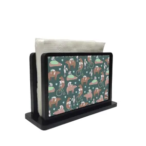 Tissue Holder Paper Napkin Stand -  BEARS AND WOODS