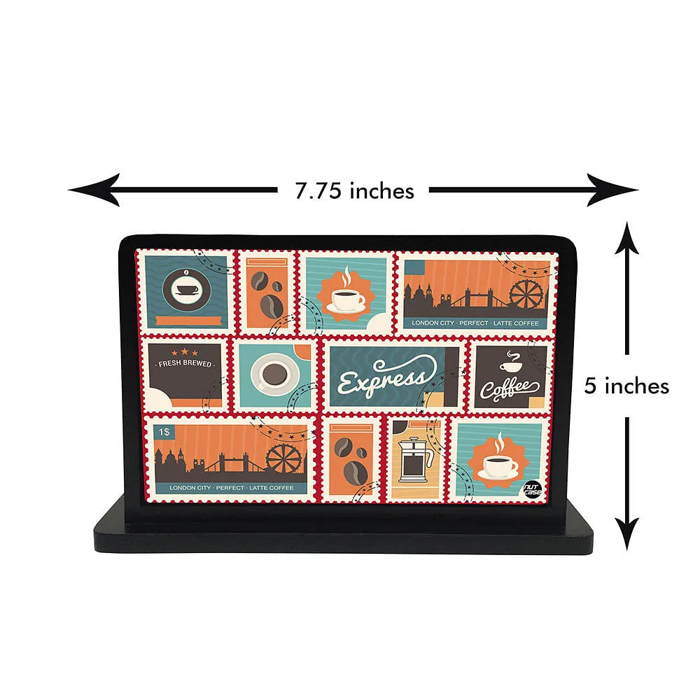 Tissue Holder Paper Napkin Stand - Express Coffee