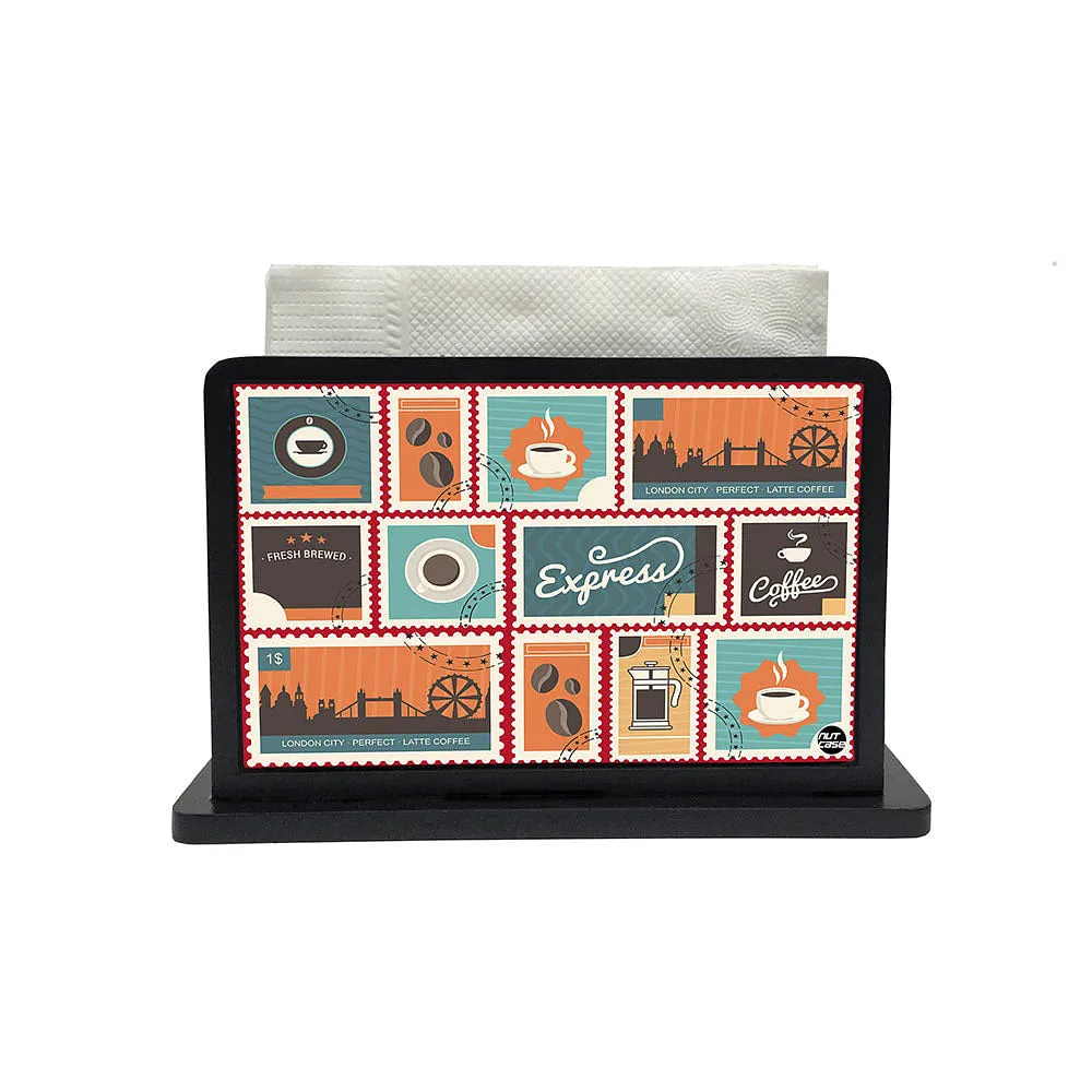 Tissue Holder Paper Napkin Stand - Express Coffee