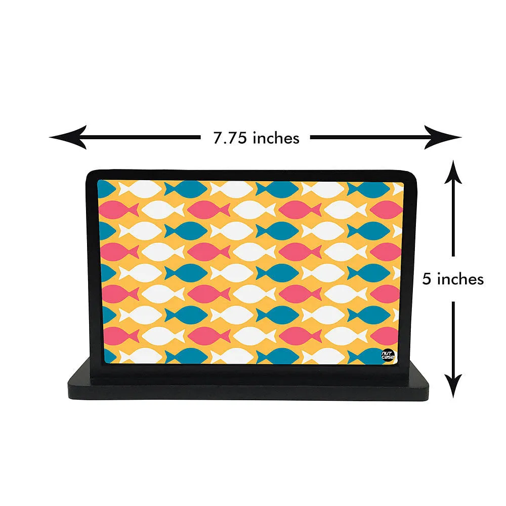Tissue Holder Paper Napkin Stand - Fish Pink And Blue