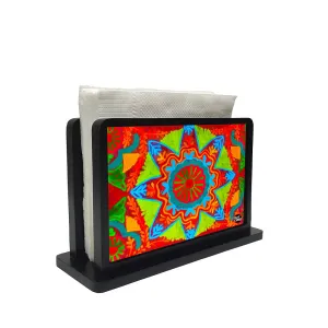 Tissue Holder Paper Napkin Stand - Indian Fabric