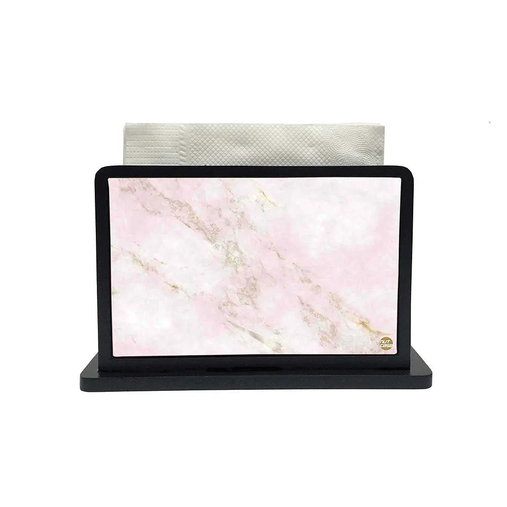 Tissue Holder Paper Napkin Stand - Marble Pink