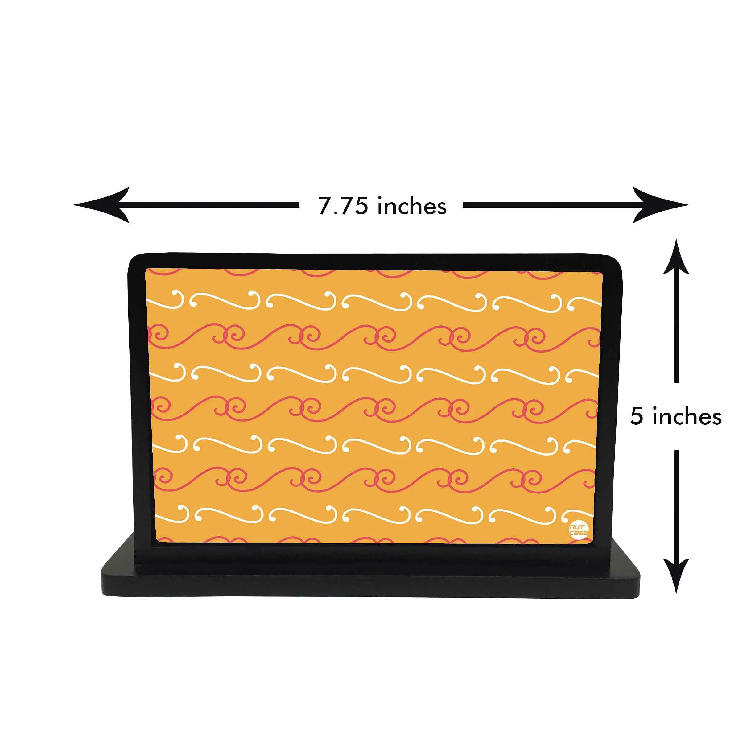 Tissue Paper Napkin Holder Stand - Ethnic Pattern Orange