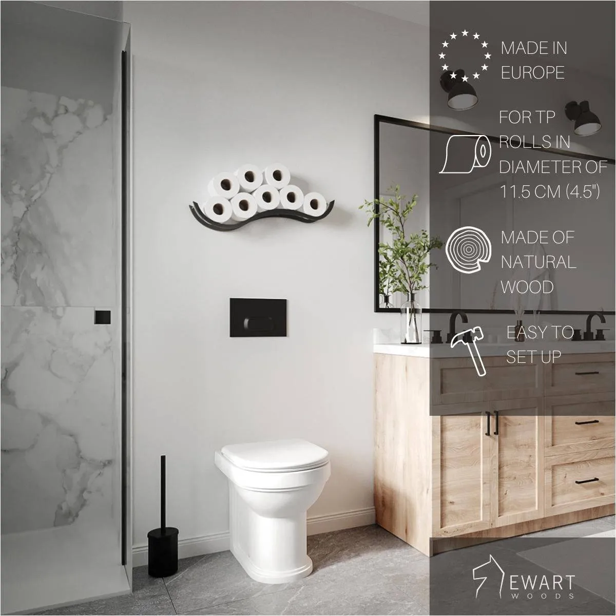 Toilet paper holder - WAVE