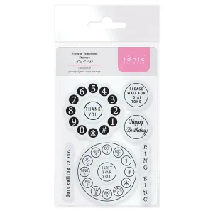 Tonic Studios - Vintage Telephone Stamp Set - 4915E