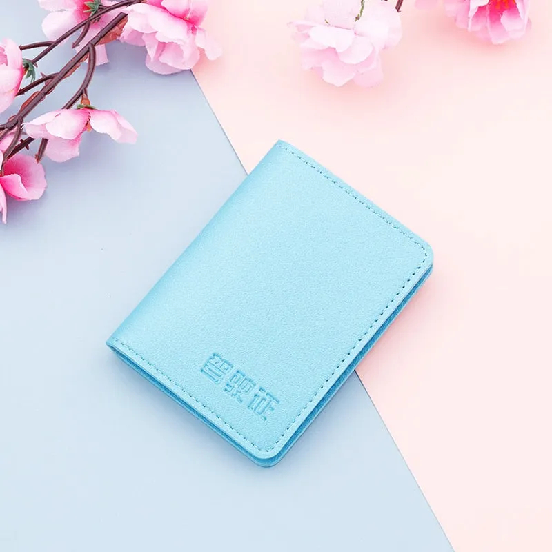 Ultra-Thin PU Leather Card Holder