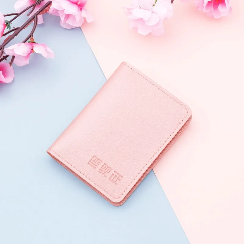 Ultra-Thin PU Leather Card Holder