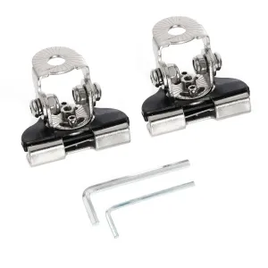 Universal LED Light Bar Mounting Brackets Adjustable Pillar Hood for Offroad Jeep SUV Truck