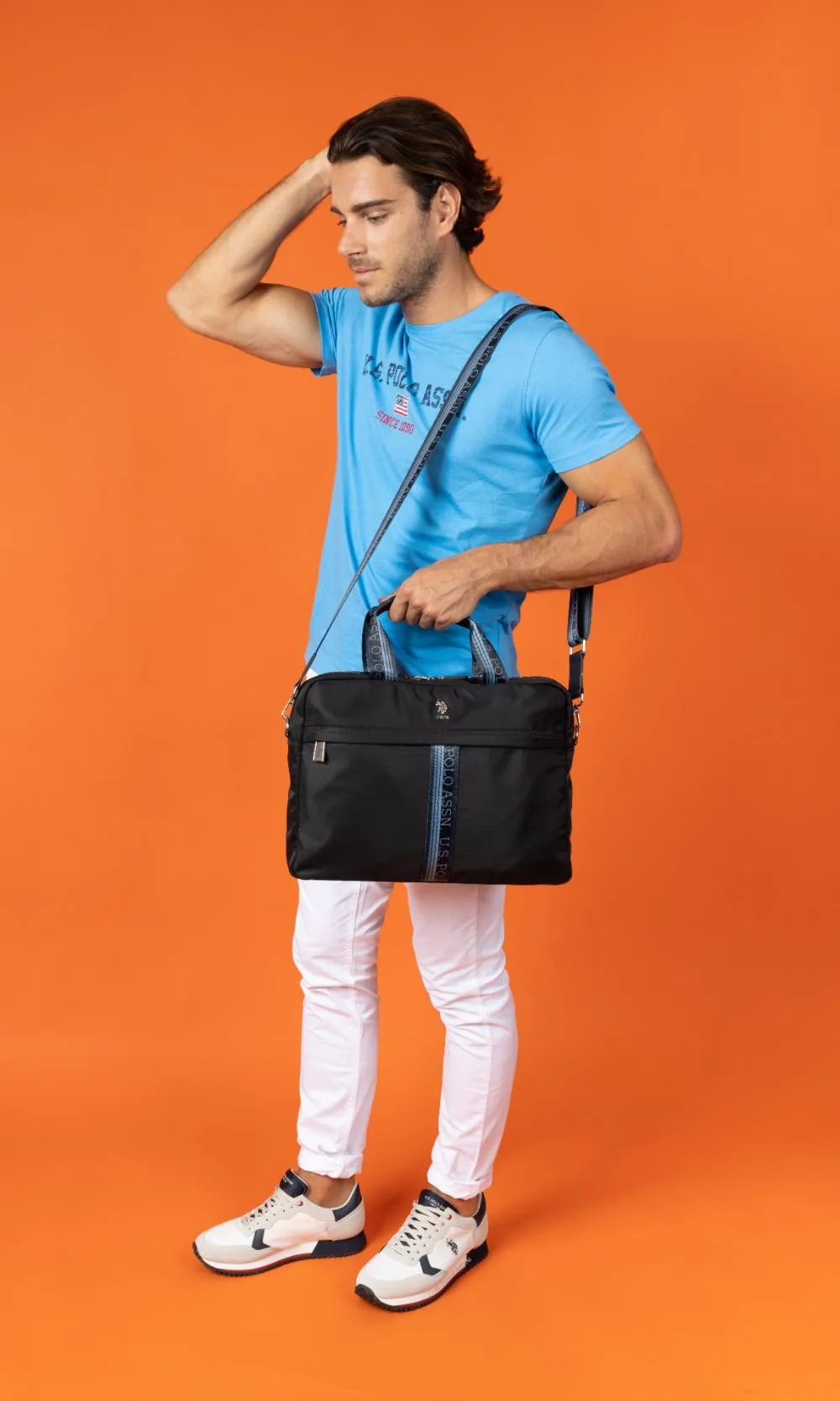 US POLO MEN PAUL LAPTOP BAG