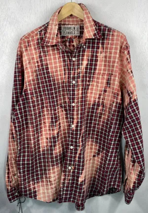Vintage Red, Pink and Blue Lightweight Cotton Size XL