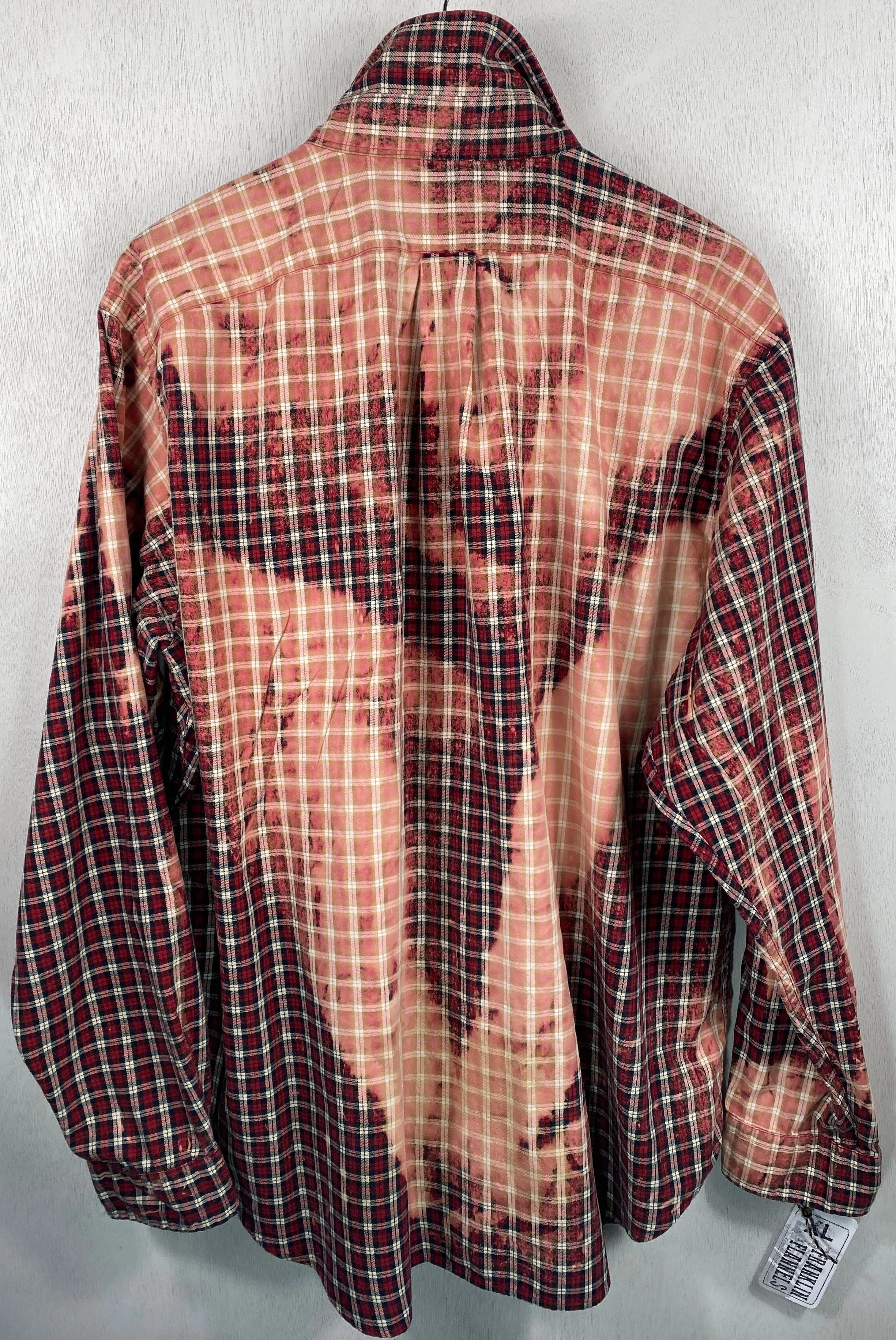 Vintage Red, Pink and Blue Lightweight Cotton Size XL