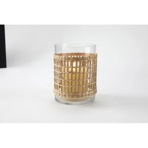 Wicker Wrap Natural Lantern - Medium