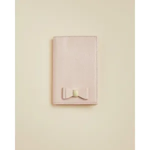 Women Hanaahh-Bow Passport Holder - Dusky-Pink