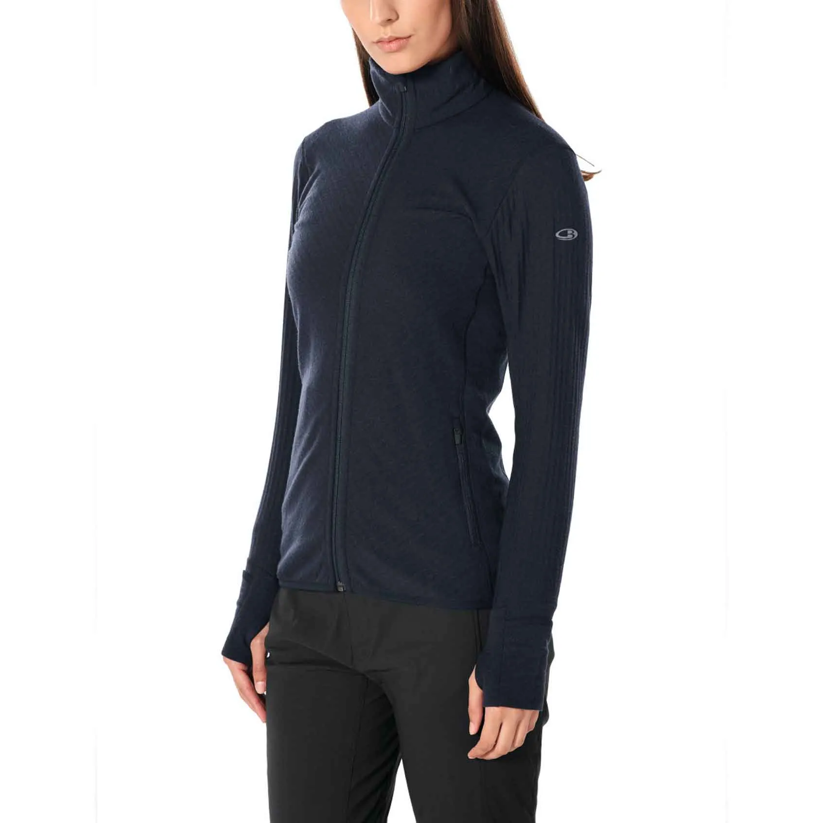 Womens Descender Long Sleeve Zip