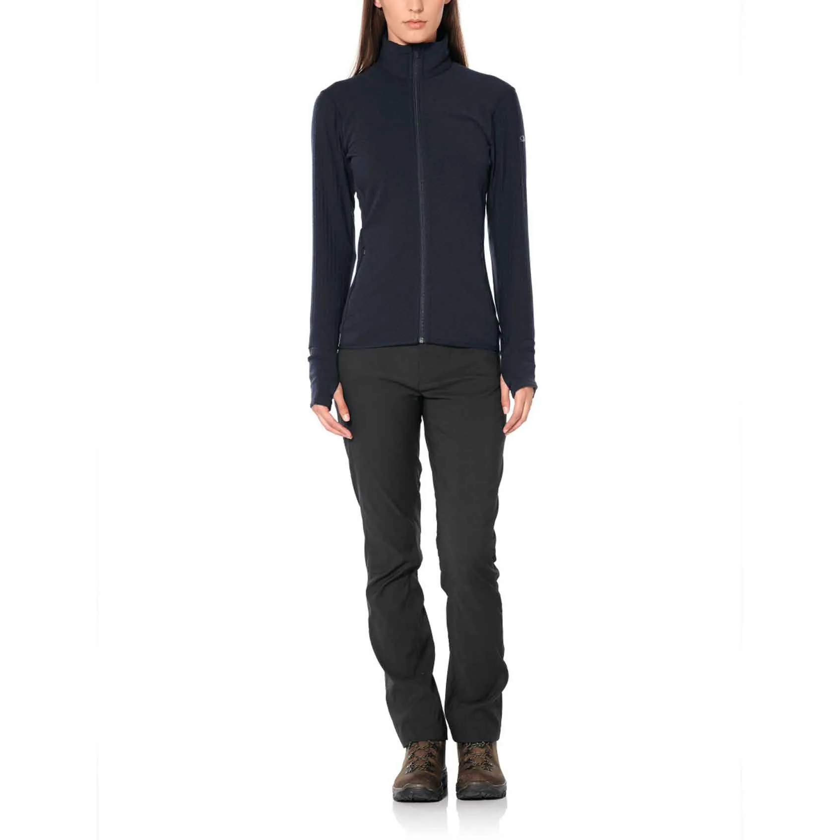 Womens Descender Long Sleeve Zip