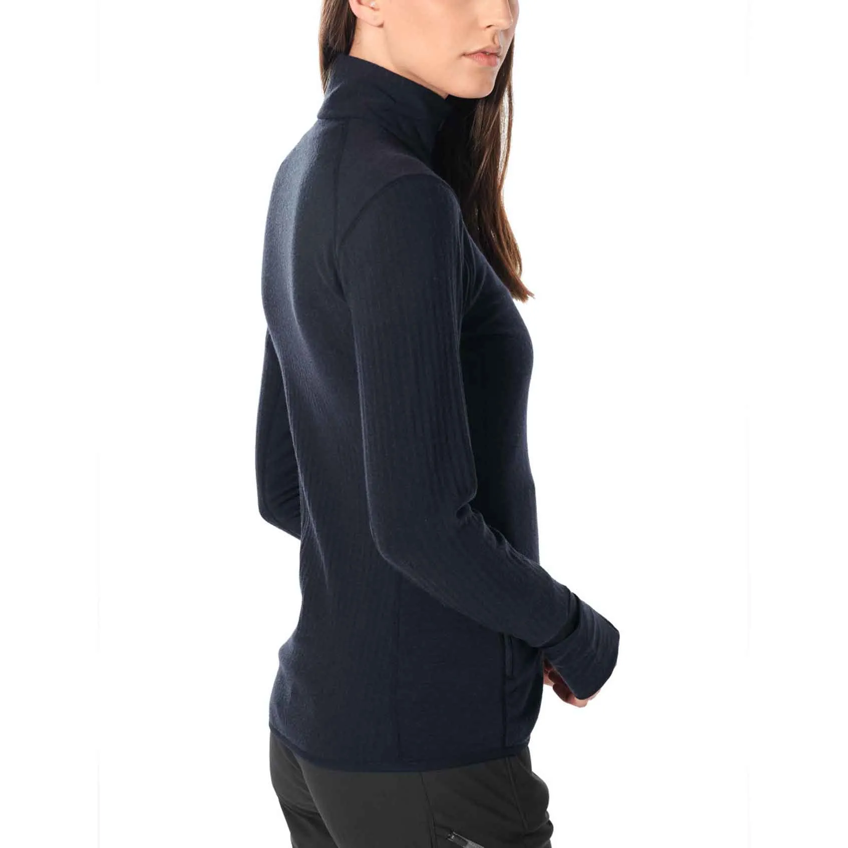 Womens Descender Long Sleeve Zip
