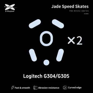 X-Raypad Jade Mouse Skates for Logitech G304 / G305