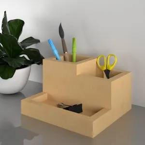 X&Y Beige Mulberry Pen Holder