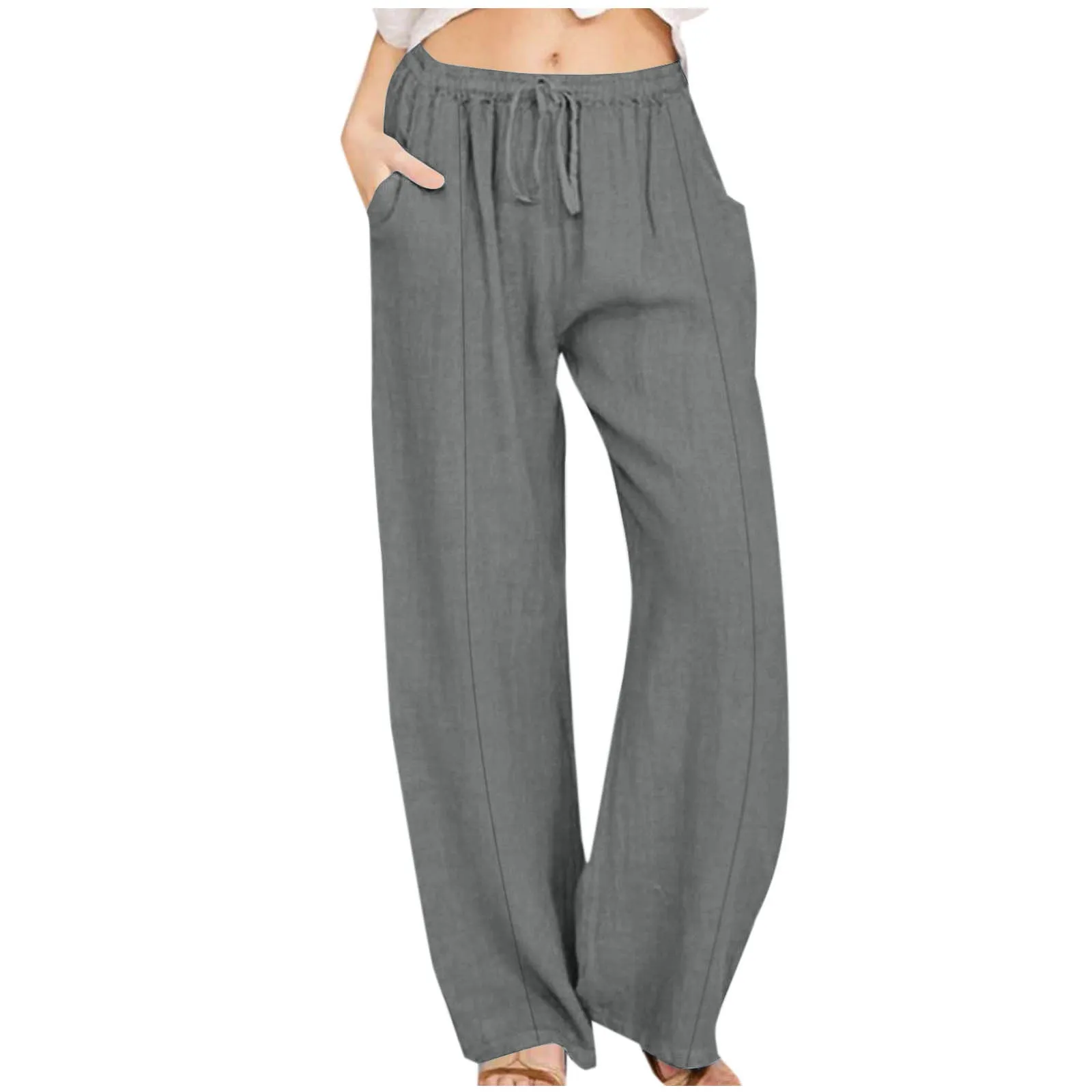 xiangtuibao Cross-Border Women's Clothing  New HOTan and NEWn  Independent Station HOTan and NEWn Soft Casual Loose Trousers Women