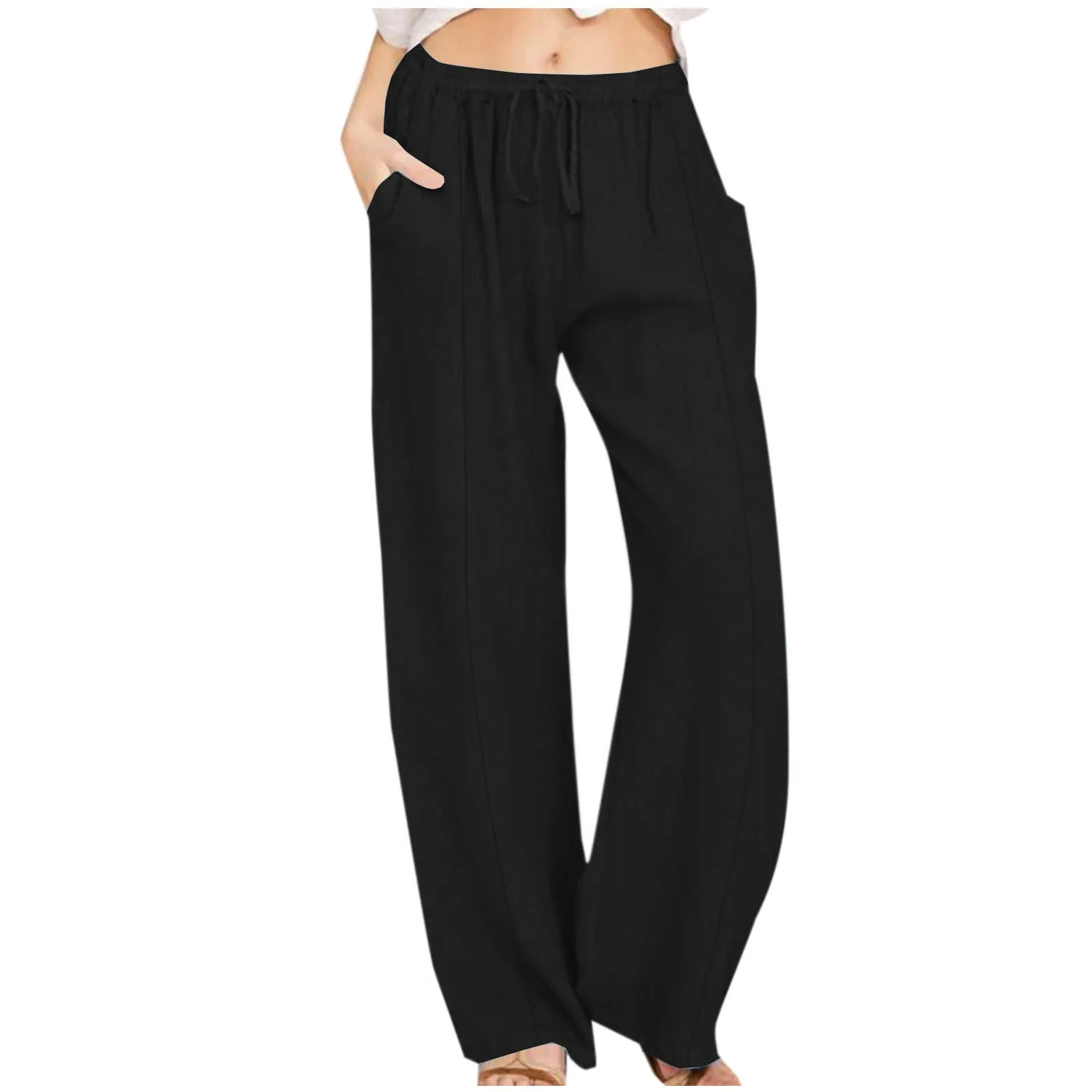 xiangtuibao Cross-Border Women's Clothing  New HOTan and NEWn  Independent Station HOTan and NEWn Soft Casual Loose Trousers Women