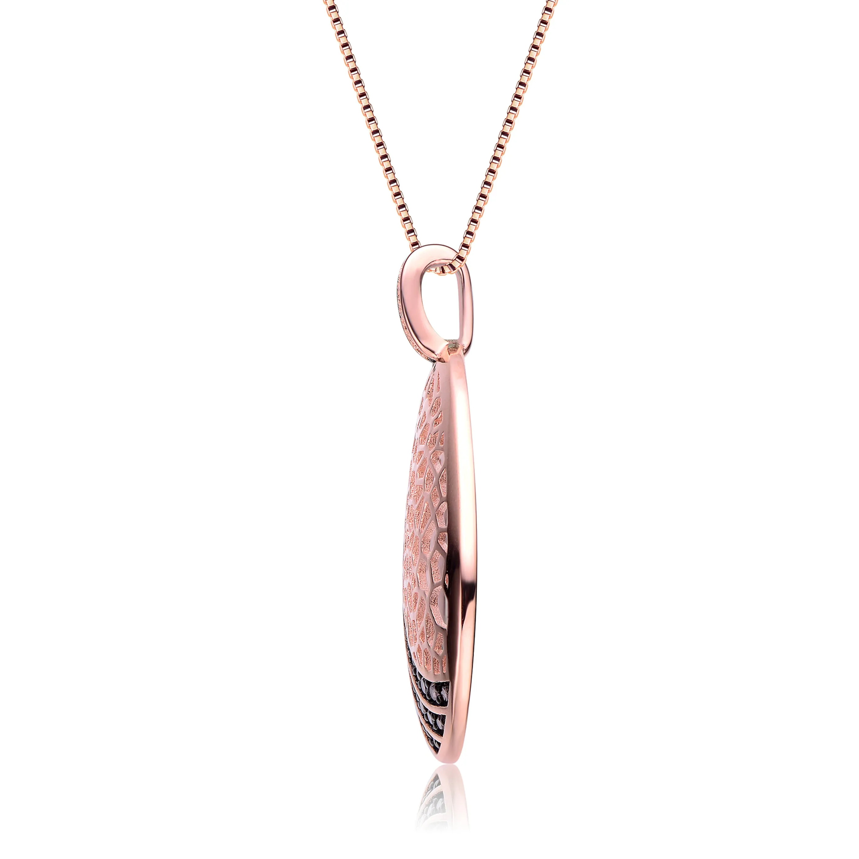 Yvonne Drop Pendant with Pave-Set Cubic Zirconia Last Pair