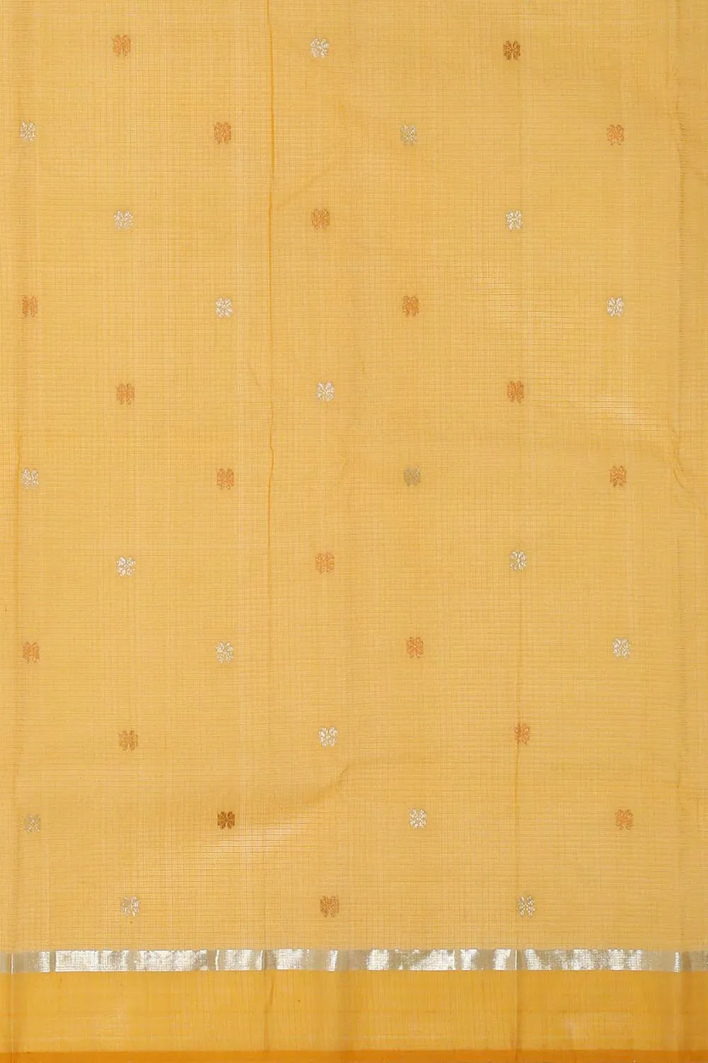 Zari Kota Grey Saree